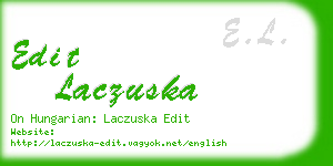 edit laczuska business card